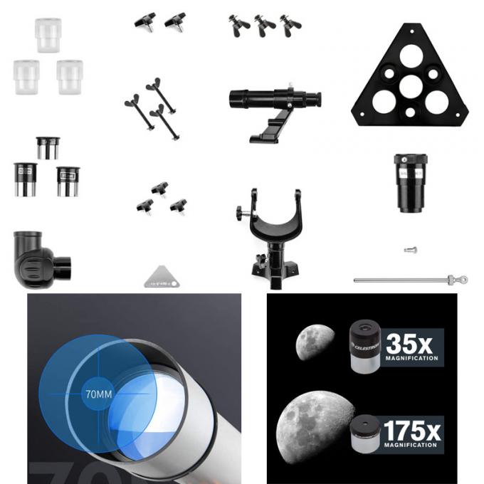 525X 700mm Focal Length Deep Space Telescope 70mm Refractor 2